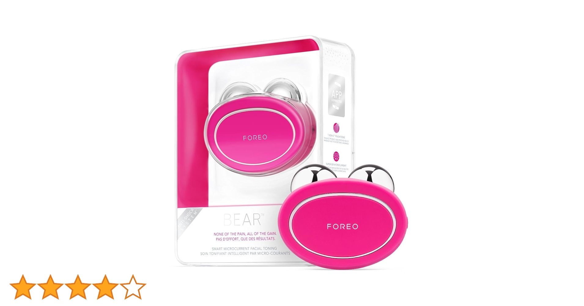 FOREO BEAR ピンク FOREO BEAR™ | Microcurrent Facial Toning Device